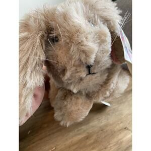 Vintage Willitts ‘85 D'animals Rabbit Babs Kavanaugh blue ribbon whiskers Easter